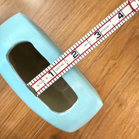 Vintage Handmade Southwest Pottery Vase Desert Cactus Adobe House Mountains 1993 - Picture 9 of 10